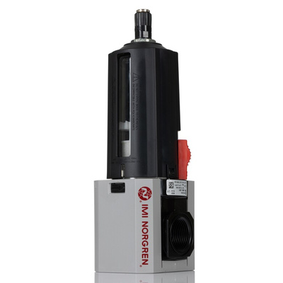 Norgren Excelon Plus series 40μm G 3/4 0.3bar to 10 bar Pneumatic Filter 4680L/min max with Automatic drain