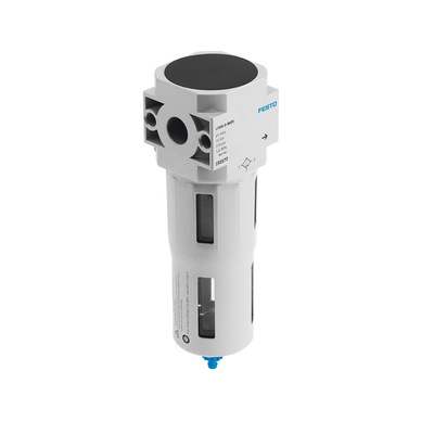Festo D series 40μm 0bar to 16 bar Pneumatic Filter with Manual drain
