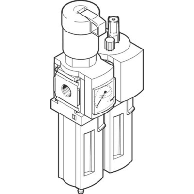 Festo MS Filter Regulator, 40μm, G 1/4, Manual