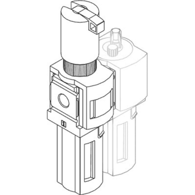 Festo MS Filter Regulator, 40μm, G 1/2, Manual