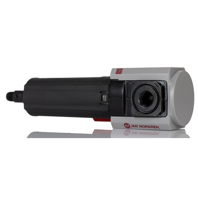 Norgren Excelon Plus series 40μm G 1/4 0.3bar to 10 bar Pneumatic Filter 1620L/min max with Manual drain