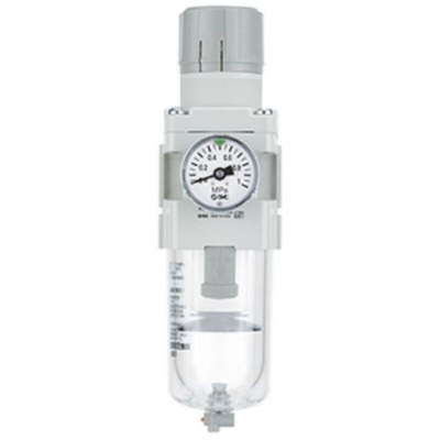SMC AW-A Filter Regulator, 5μm, G 1/4, Auto