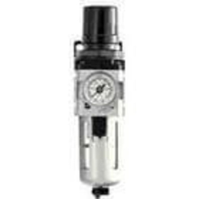 Modular filter regulator G1/4 port + autodrain + bracket + pressure gauge + metal bowl