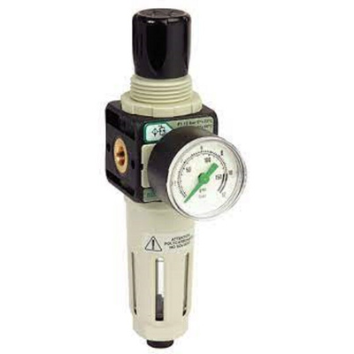 EMERSON – ASCO 342 Air Filter Regulator, 25μm, G 1/4, Semi Automatic