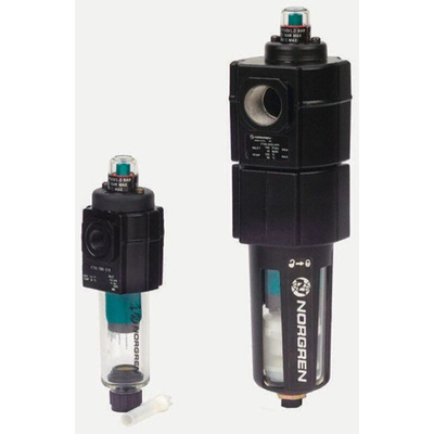Norgren F72C series 0.01μm G 3/8 10 bar Pneumatic Filter with Semi Automatic drain