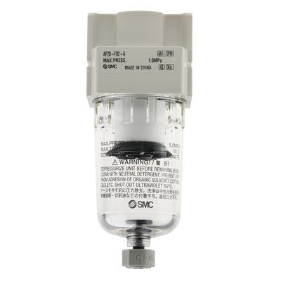 SMC AF series 5μm G 1/4 1 MPa, 1.5 MPa Pneumatic Filter with Manual drain