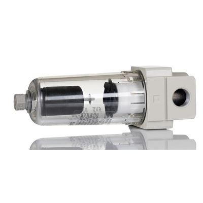 SMC AF series 5μm G 1/4 0.1MPa to 1 MPa, 1.5 MPa Pneumatic Filter with Automatic drain