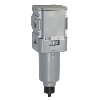 Parker P31 series 5μm G 1/4 150psi to 250 psi Pneumatic Filter 25SCFM max with Manual drain
