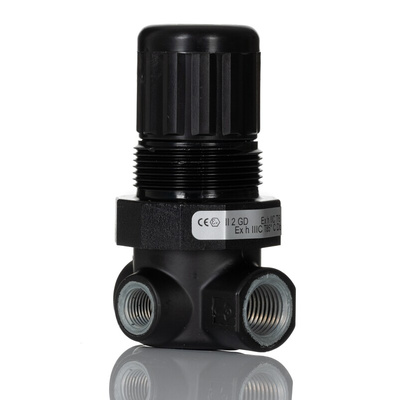 Norgren G 1/4 Pneumatic Regulator - 0.3bar to 7bar, 1/4in, 20bar max. input