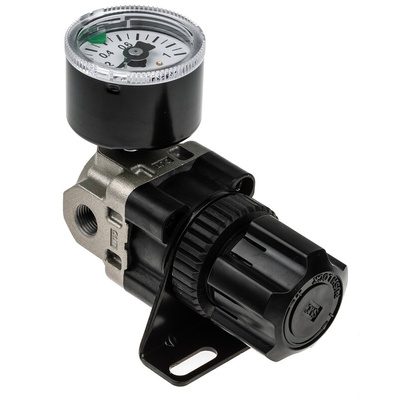 SMC G 1/8 Pneumatic Regulator - 0.05MPa to 0.85MPa, 1/8in, 2MPa max. input