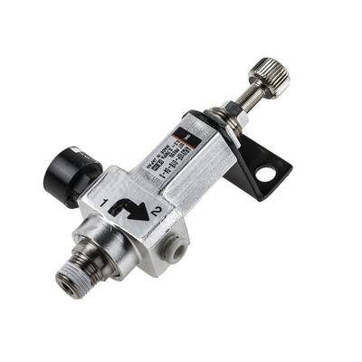 SMC M5 x 0.8, R 1/8 Pneumatic Regulator - 0.2MPa to 0.7MPa, 1/8 in, M5 x 0.8, 0.8MPa max. input