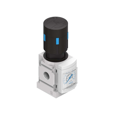 Festo G 1/4 Pneumatic Regulator - 0.3bar to 4bar, 1/4in, 14bar max. input, 529415