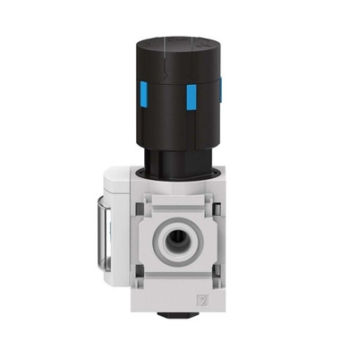 Festo G 1/4 Pneumatic Regulator - 0.5bar to 12bar, 1/4in, 14bar max. input, 529419