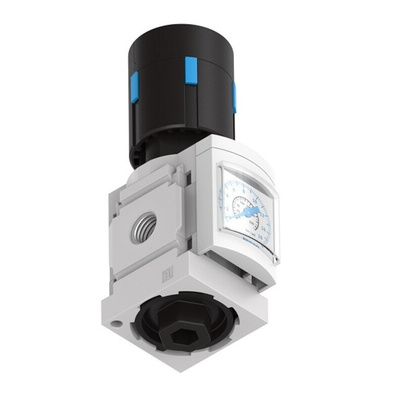 Festo G 1/4 Pneumatic Regulator - 0.5bar to 12bar, 1/4in, 14bar max. input, 529419