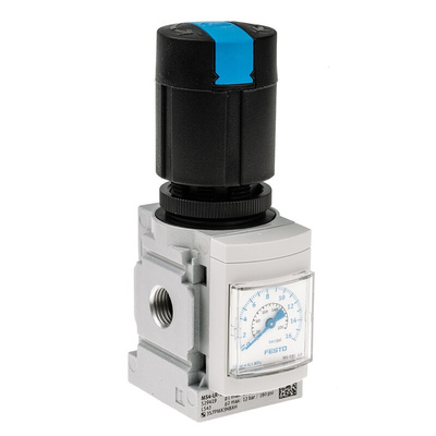 Festo G 1/4 Pneumatic Regulator - 0.5bar to 12bar, 1/4in, 14bar max. input, 529419