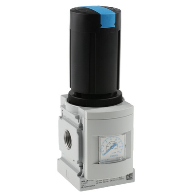 Festo G 1/2 Pneumatic Regulator - 0.5bar to 12bar, 1/2in, 14bar max. input, 529993