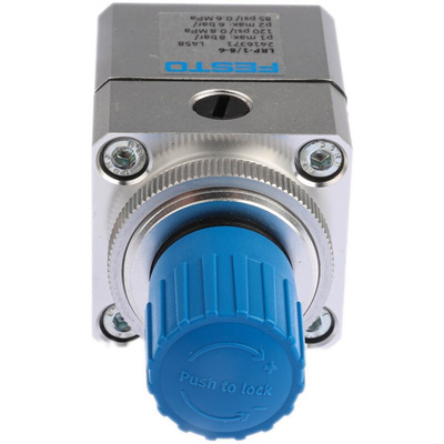 Festo G 1/8 Pneumatic Regulator - 0.1bar to 6bar, 1/8in, 8bar max. input, 2416371