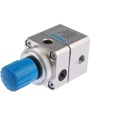 Festo G 1/8 Pneumatic Regulator - 0.1bar to 6bar, 1/8in, 8bar max. input, 2416371