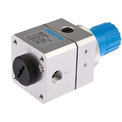 Festo G 1/8 Pneumatic Regulator - 0.1bar to 6bar, 1/8in, 8bar max. input, 2416371