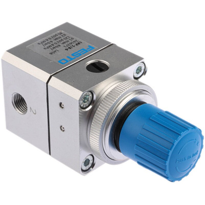 Festo G 1/8 Pneumatic Regulator - 0.1bar to 6bar, 1/8in, 8bar max. input, 2416371