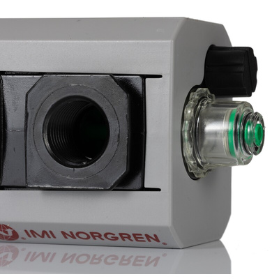 Norgren G 1/2 5460L/min Pneumatic Air Lubricator, 0.3bar to 10 bar, Excelon Plus Series