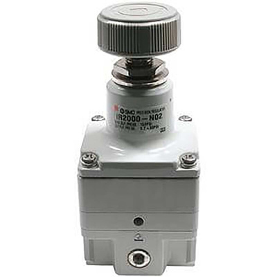 SMC Rc 1/2 Pneumatic Regulator - 0.01MPa to 0.8MPa, 1/2in, 1MPa max. input