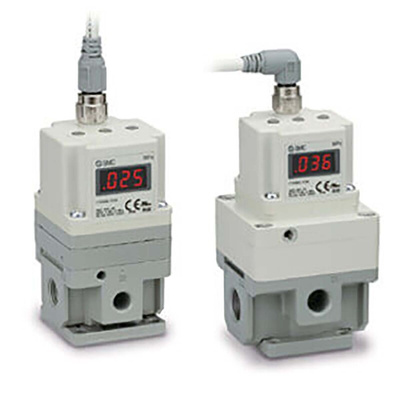 SMC G 1/4 Pneumatic Regulator - 0.005MPa to 0.5MPa, 1/4in, 1MPa max. input