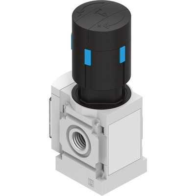 Festo G 1/8 Pneumatic Regulator - 0.3bar to 4bar, 14bar max. input, 529421