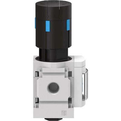 Festo G 1/8 Pneumatic Regulator - 0.3bar to 4bar, 14bar max. input, 529421