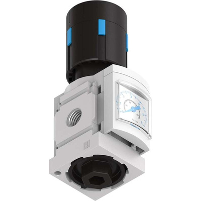 Festo G 1/8 Pneumatic Regulator - 0.3bar to 4bar, 14bar max. input, 529421