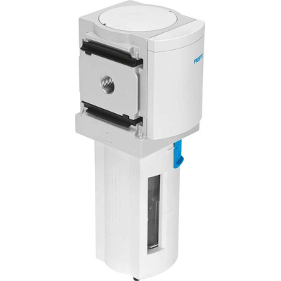 Festo MS series 0.01μm G 1/2 0bar to 20 bar Pneumatic Filter 900L/min max with Manual drain