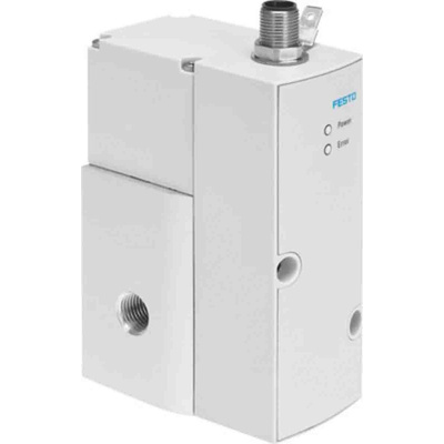 Festo G 1/4 Pneumatic Regulator - 0.1bar to 10bar, 11bar max. input, 8024263