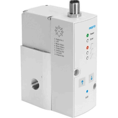 Festo G 1/4 Pneumatic Regulator - 0.06bar to 6bar, 8bar max. input, 571297
