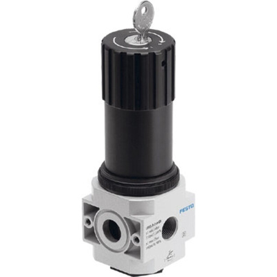 Festo G 1/4 Pneumatic Regulator - 0.5bar to 7bar, 16bar max. input, 194683