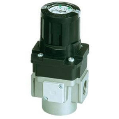 SMC G 1/8 Pneumatic Regulator - 0.5bar to 8.5bar, 10bar max. input