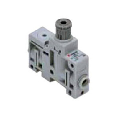 SMC M6 Pneumatic Regulator - 0.5bar to 7bar, 10bar max. input