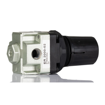 RS PRO G 1/4 Pneumatic Regulator - 0.3bar to 10bar, 15bar max. input