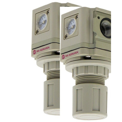 RS PRO Pneumatic Regulator - 0.5bar to 8.5bar, 10bar max. input