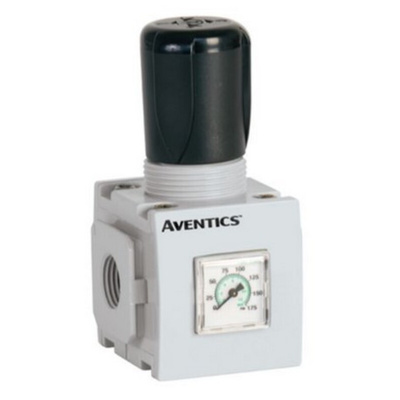 EMERSON – AVENTICS G 1/4 Regulator - 0.5bar to 10bar, 16bar max. input