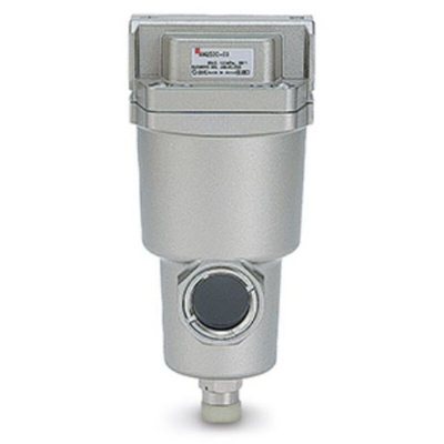 SMC AFF4C series 5μm G 1/4, G 3/8 0.1MPa to 1 Mpa Pneumatic Filter 750L/min max with Manual drain