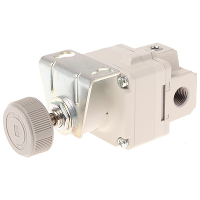 SMC Rc 1/4 Pneumatic Regulator - 0.01MPa to 0.4MPa, 1/4in, 1MPa max. input