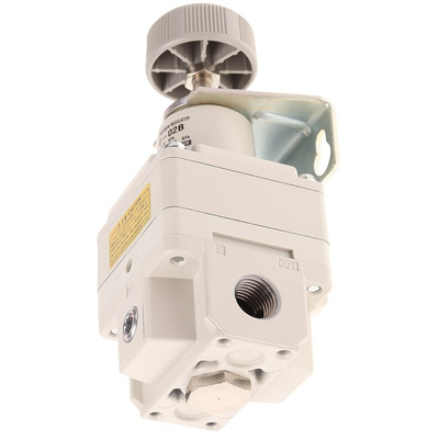 SMC Rc 1/4 Pneumatic Regulator - 0.01MPa to 0.4MPa, 1/4in, 1MPa max. input