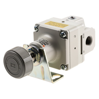 SMC Rc 1/4 Pneumatic Regulator - 0.005MPa to 0.8MPa, 1/4in, 1MPa max. input