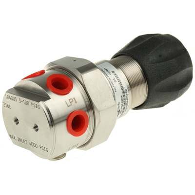 Parker NPT 1/4 Pneumatic Regulator - 2psi to 100psi, 1/4in, 400psi max. input