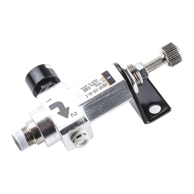 SMC M5 x 0.8, R 1/8 Pneumatic Regulator - 0.2MPa to 0.7MPa, 1/8 in, M5 x 0.8, 0.8MPa max. input