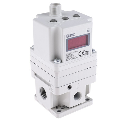 SMC G 1/4 Pneumatic Regulator - 0.005MPa to 0.9MPa, 1/4in, 1MPa max. input