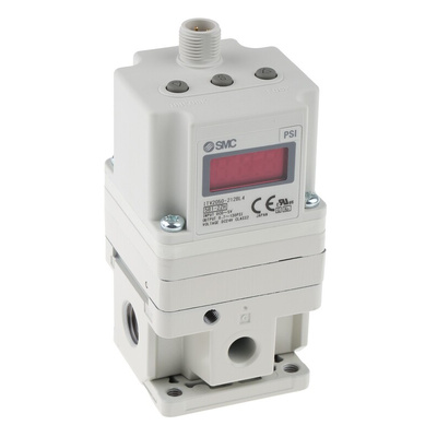 SMC Rc 1/4 Pneumatic Regulator - 0.005MPa to 0.9MPa, 1/4in, 1MPa max. input