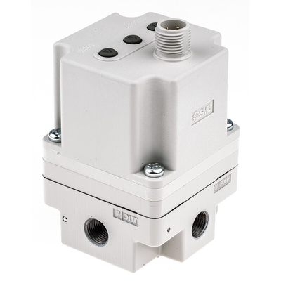 SMC G 1/8 Pneumatic Regulator - 0.005MPa to 0.5MPa, 1/8in, 1MPa max. input