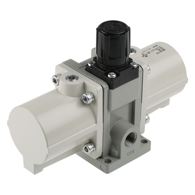 SMC G 1/4 Pneumatic Regulator -, 1MPa max. input