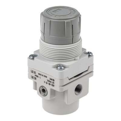 SMC NPT 1/8 Pneumatic Regulator - 0.05MPa to 0.85MPa, 1/8in, 1MPa max. input